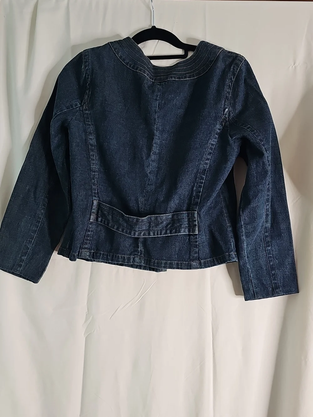 SONOMA Denim Double-Breasted Jacket - Dark Blue - Picture 5 of 9